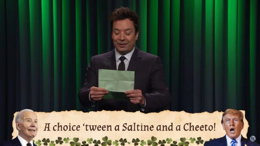 , 202403Jimmy Fallon Biden Trump Limerick