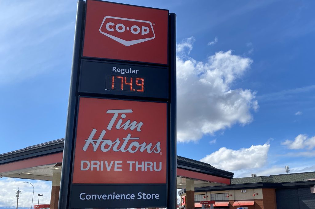 , 202403Kelowna gas price March 28 2024