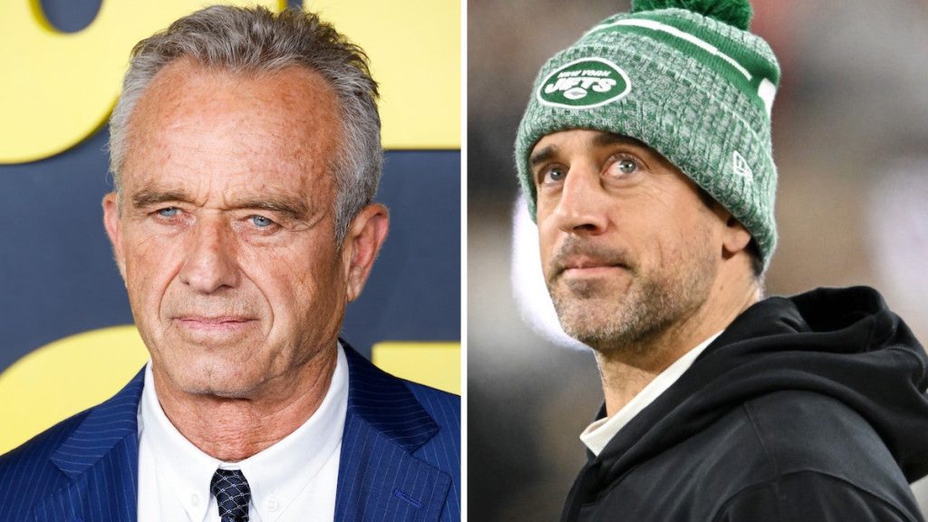 , 202403RFK Jr. and Aaron Rodgers