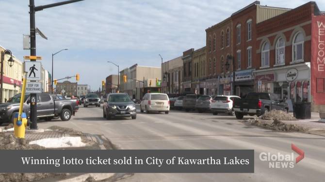 Click to play video: Winning $70M Lotto Max ticket sold in Kawartha Lakes