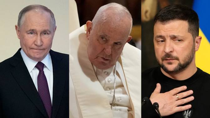 Click to play video: Russia-Ukraine: Kremlin, Zelenskyy respond to Pope’s appeal for ‘courage of the white flag’