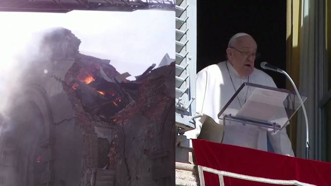 Click to play video: Pope Francis says Russia’s war in Ukraine unleashed ‘global wave of fear and hatred’