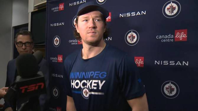 Click to play video: RAW: Winnipeg Jets Tyler Toffoli Interview – Mar. 15