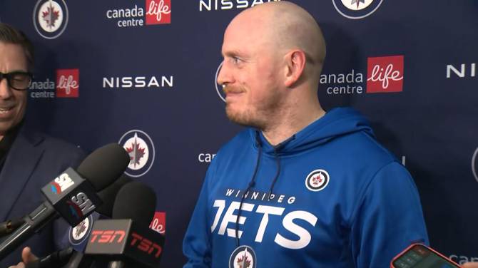 Click to play video: RAW: Winnipeg Jets Nate Schmidt Interview – Mar. 15