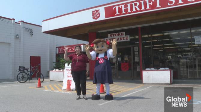 Click to play video: Penticton Salvation Army Foodbank sees spike in demand