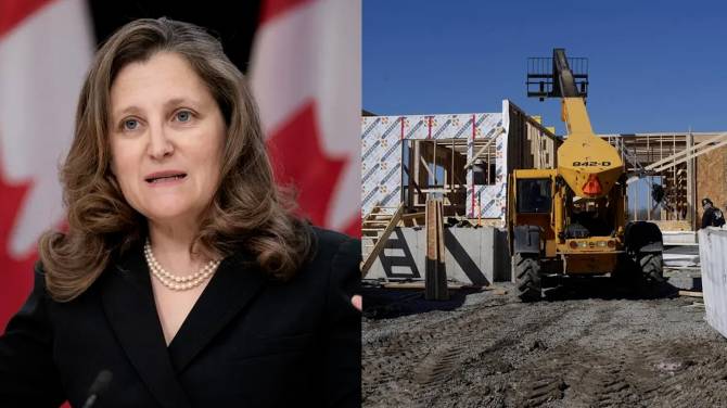 Click to play video: Feds working to build ‘more homes, faster’ for Canadian families: Freeland