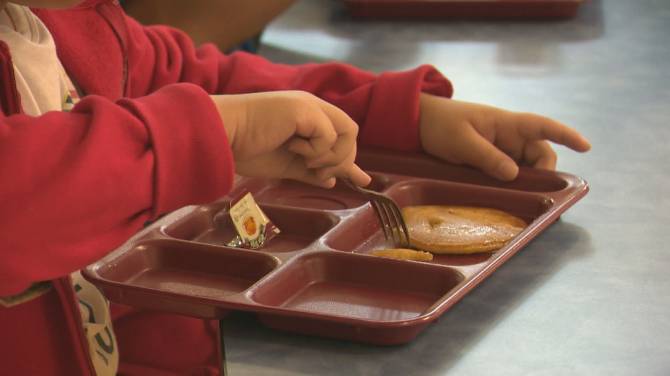 Click to play video: Proposal for universal school lunches