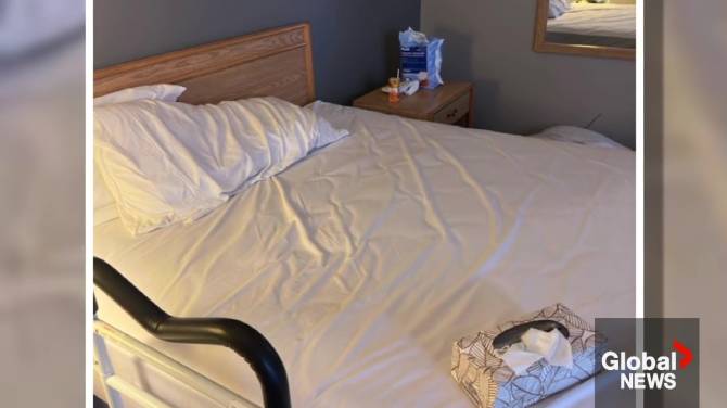 Click to play video: Leduc hotel rooms being used for hospital patients