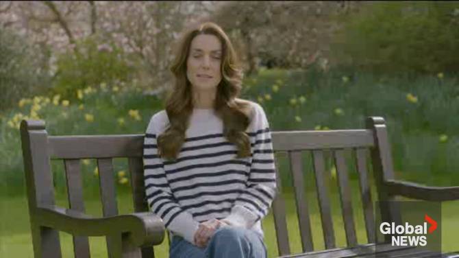 Click to play video: Kate Middleton announces cancer diagnosis in emotional video