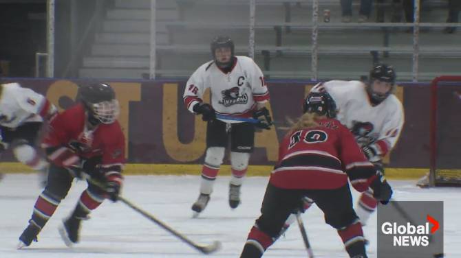 Click to play video: U18 women’s hockey tournament in Calgary goes beyond hardware