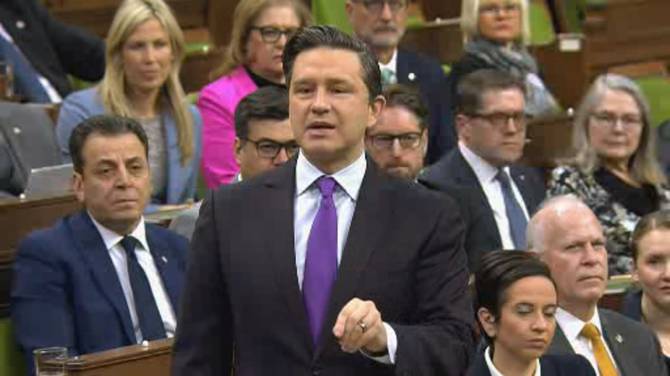 Click to play video: Poilievre motion of non-confidence in Trudeau fails