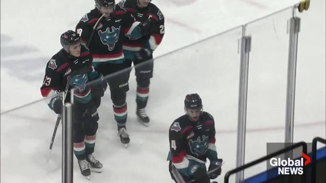 Click to play video: Silvertips sweep series with Rockets