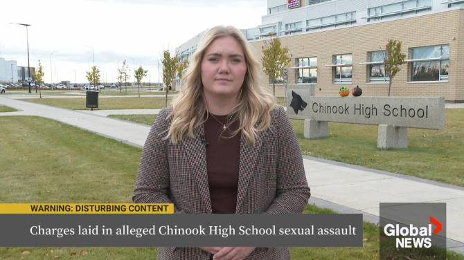 Click to play video: Charges laid in alleged Chinook High School sexual assault