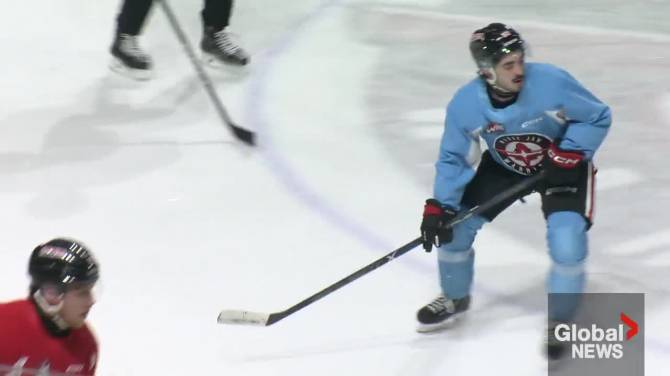 Click to play video: Moose Jaw Warriors prepare for playoff battle with Brandon Wheat Kings