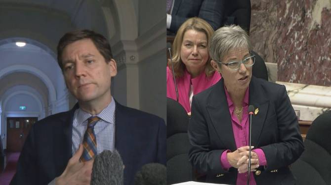 Click to play video: Political reaction to Selina Robinson’s resignation from NDP