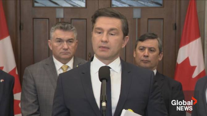 Click to play video: Poilievre blames Trudeau for ‘chaos’ in Canada’s immigration system