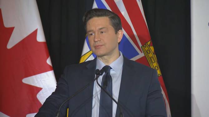 Click to play video: Pierre Poilievre speaks at Vancouver Board of Trade event