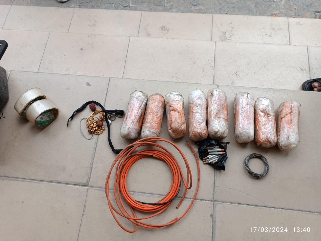 Explosive devices recovered from cult camp in Rivers