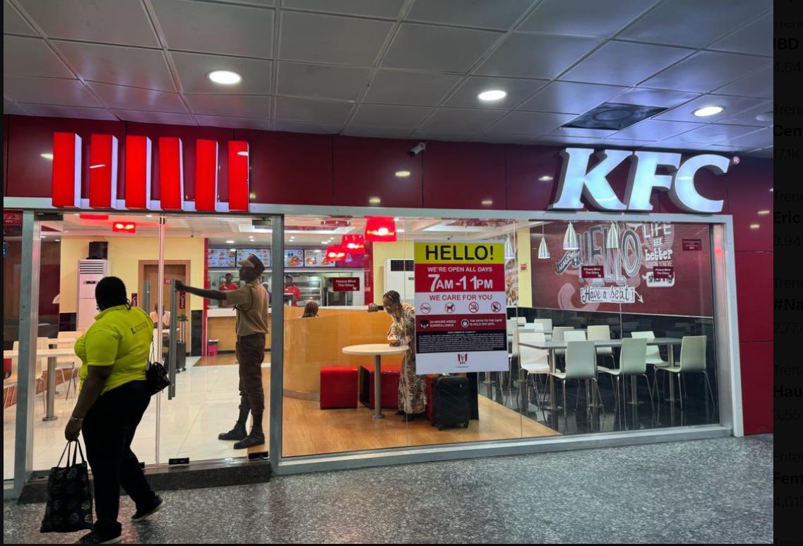 KFC outlet, MMIA, Lagos State