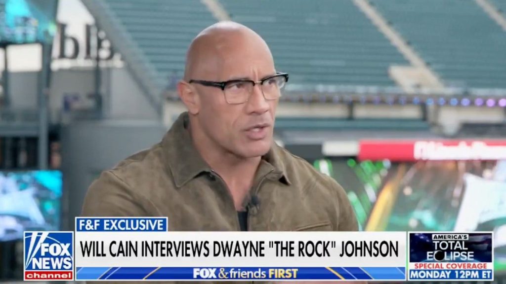 , 202404dwayne johnson fox and friends