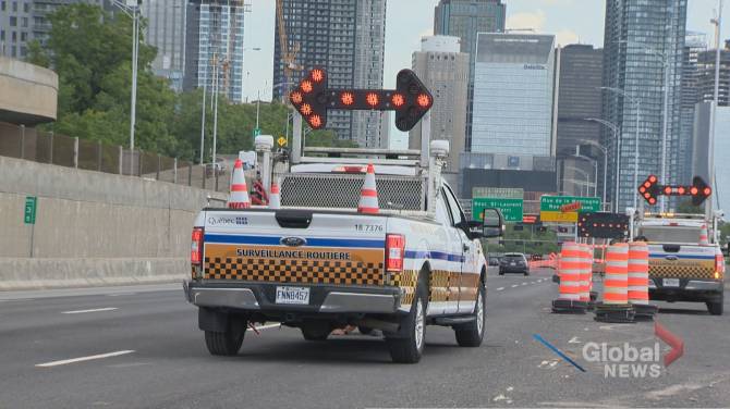 Click to play video: Transport Quebec appeals to drivers to move over when they see an emergency vehicle on the side of the road with its lights flashing, and a reminder: It’s the law.