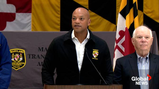 Click to play video: Baltimore bridge collapse: Maryland governor announces opening of 2nd temporary commercial channel