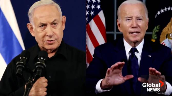 Click to play video: Biden speaks with Netanyahu for 1st time since aid workers killed in Israeli attack