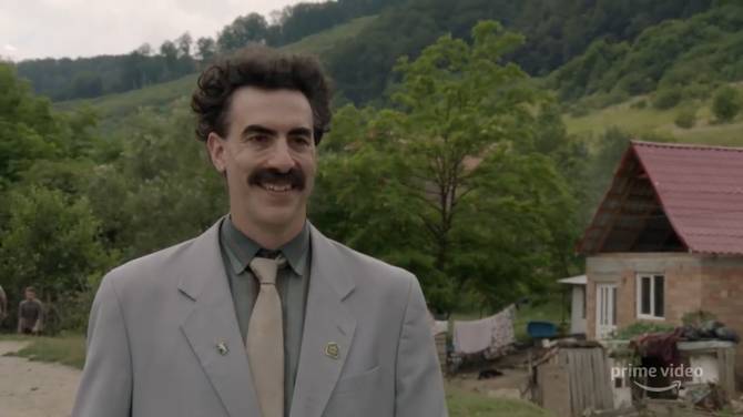 Click to play video: Movie Trailer: Borat Subsequent Moviefilm