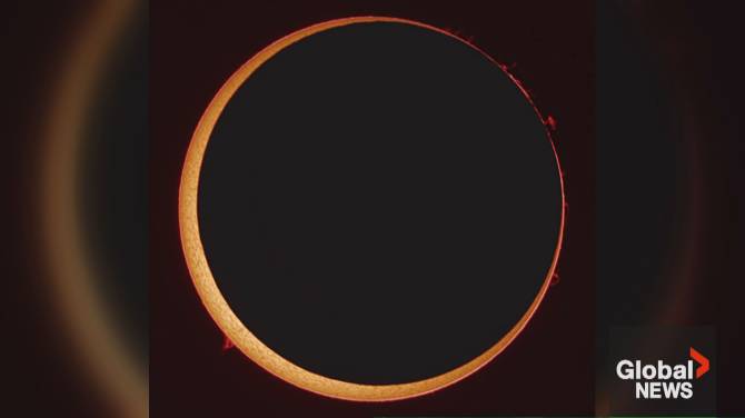 Click to play video: A scientific look into the solar eclipse