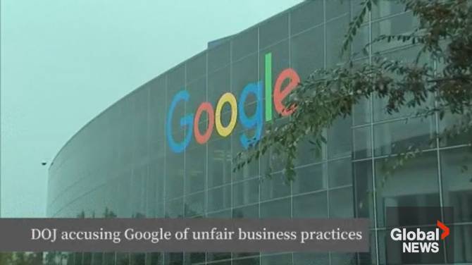 Click to play video: Google’s dominance in internet search facing major challenge by U.S. regulators
