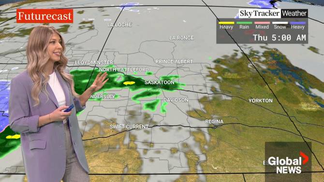 Click to play video: Weekly forecast: April 1 Saskatchewan weather outlook