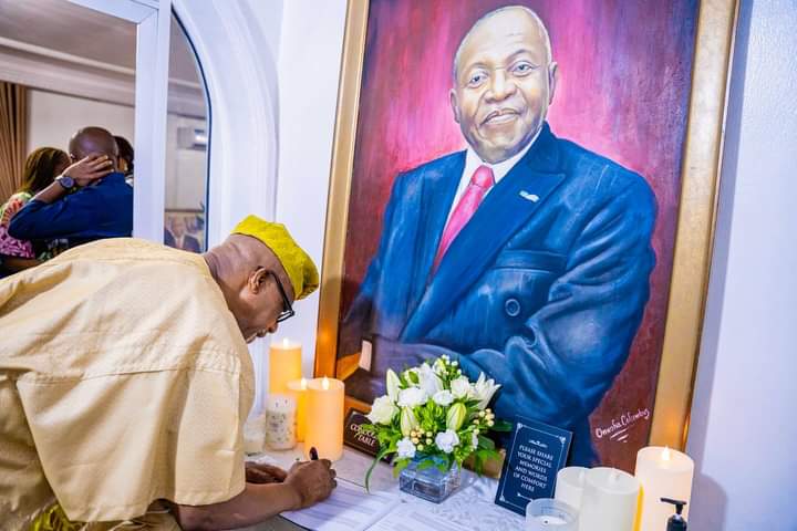 , wp contentuploads20240422105352Gov Dapo Abiodun signing the condolence register during the visit