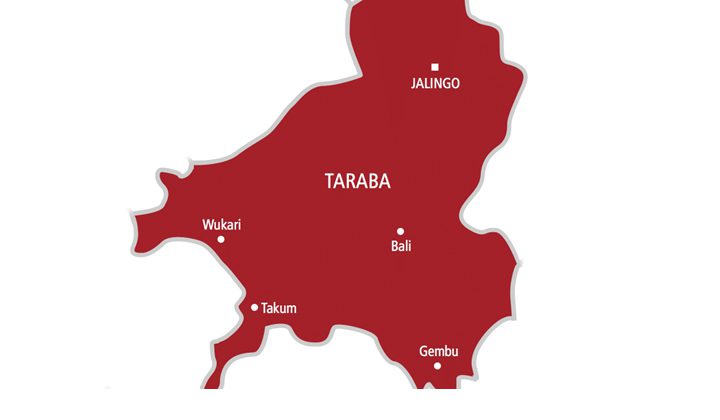 , 201811Map of Taraba