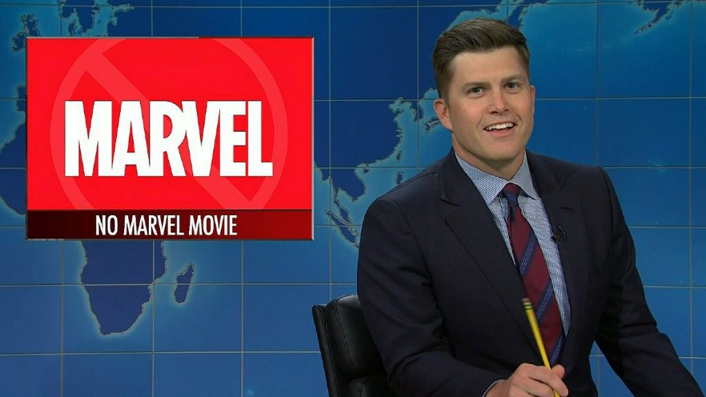 , 202405Colin Jost SNL Weekend Update Marvel